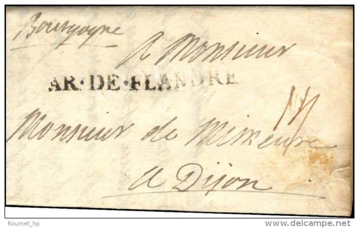 AR.DE.FLANDRE Sur Lettre Avec Texte Daté Au Camp De Keuvain Le 25 Octobre 1706. - TB. - R. - Legerstempels (voor 1900)