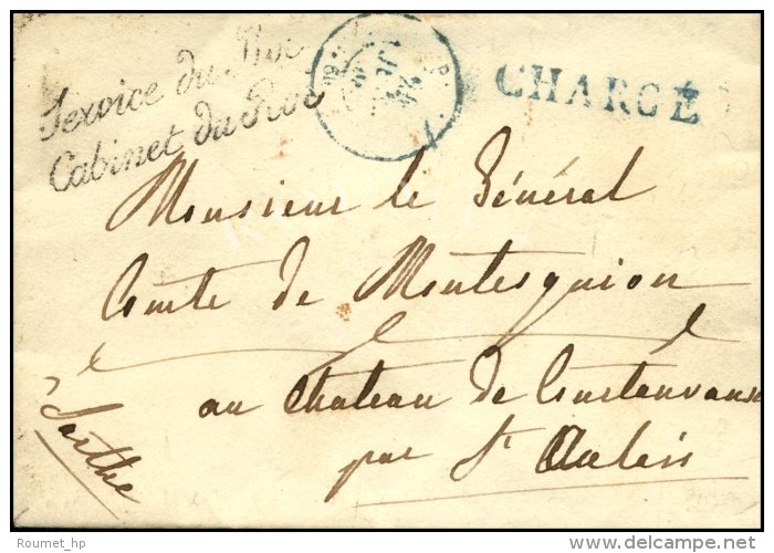 Service Du Roi / Cabinet Du Roi + CHARGÉ (B) (S N° 4669) Sur Lettre Pour Le Comte De Montesquiou. 1840.... - Burgerlijke Brieven Zonder Portkosten