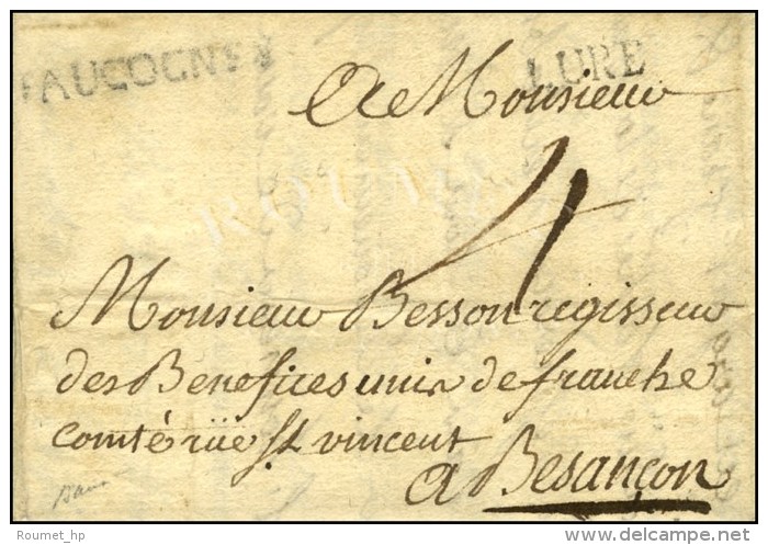 FAUCOGNEY + LURE Sur Lettre Avec Texte Daté De Faucogney Le 2 Mai 1778. Exceptionnelle Combinaison. - TB /... - 1701-1800: Voorlopers XVIII