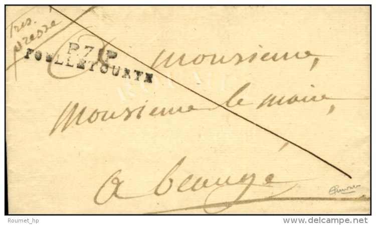 P 71 P / FOULLETOURTE Sur Lettre Avec Texte Daté 1827. - TB / SUP. - Andere & Zonder Classificatie