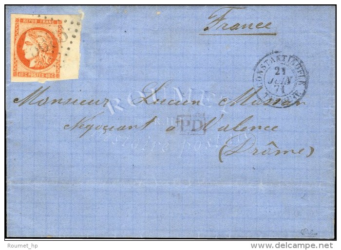 GC 5083 / N° 48 Grand Bdf Càd CONSTANTINOPLE / TURQUIE. 1871. - TB / SUP. - R. - Andere & Zonder Classificatie