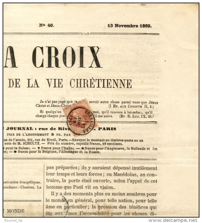 Càd VERSAILLES / N° 26 Sur Journal Entier La Croix. 1869. - SUP. - Kranten