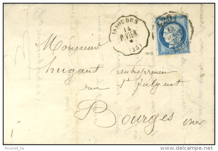 Bureau De Passe 4201 / N° 60 CONV. STAT. ISSOUDUN / P. VIER. / (35). 1875. - TB / SUP. - 1871-1875 Ceres