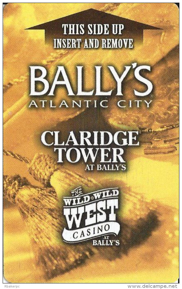 Bally's Casino Atlantic City, NJ Hotel Room Key Card - Hotel Keycards