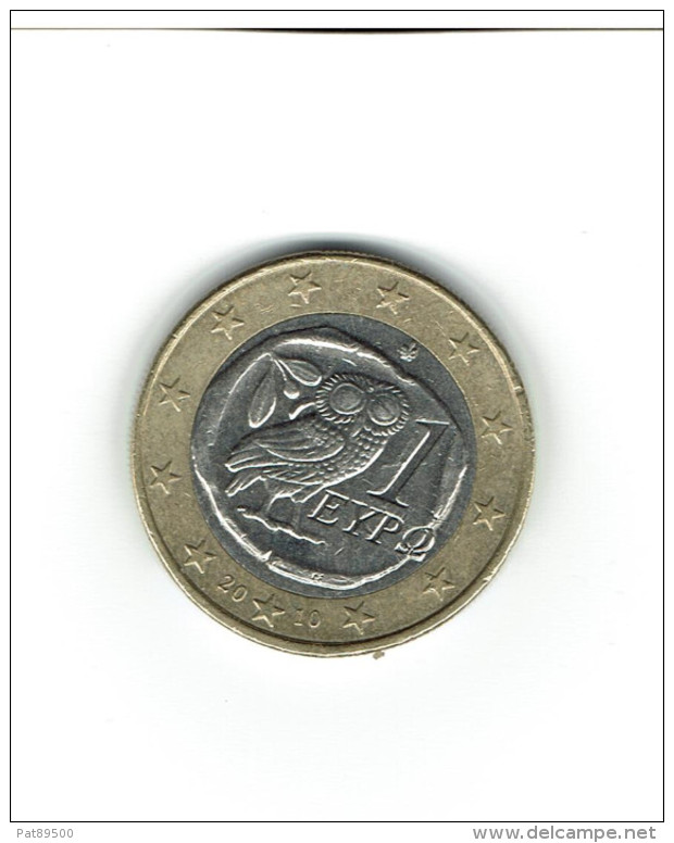 GRECE  2010  / 1 Pièce De 1 Euro /  Circulée Bon Etat - Griechenland