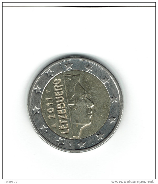 LUXEMBOURG  2011 / 1 Pièce De 2 EUROS  /  De Circulation  Bon état / SCAN NON CONTRACTUEL 3 Ex. Bon état - Luxemburg