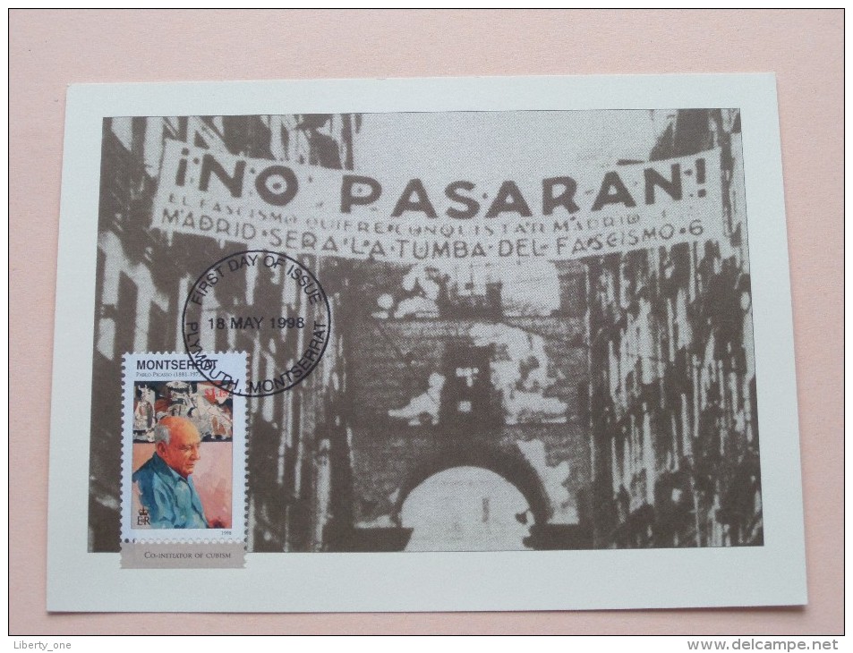 PABLO PICASSO - 18 May1998 First Day Of Issue / Plymouth Montserrat ( FDC - Zie Foto´s Voor Details ) - Montserrat