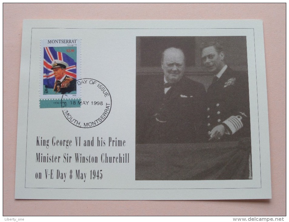 GEORGE VI - 18 May1998 First Day Of Issue / Plymouth Montserrat ( FDC - Zie Foto´s Voor Details ) - Montserrat