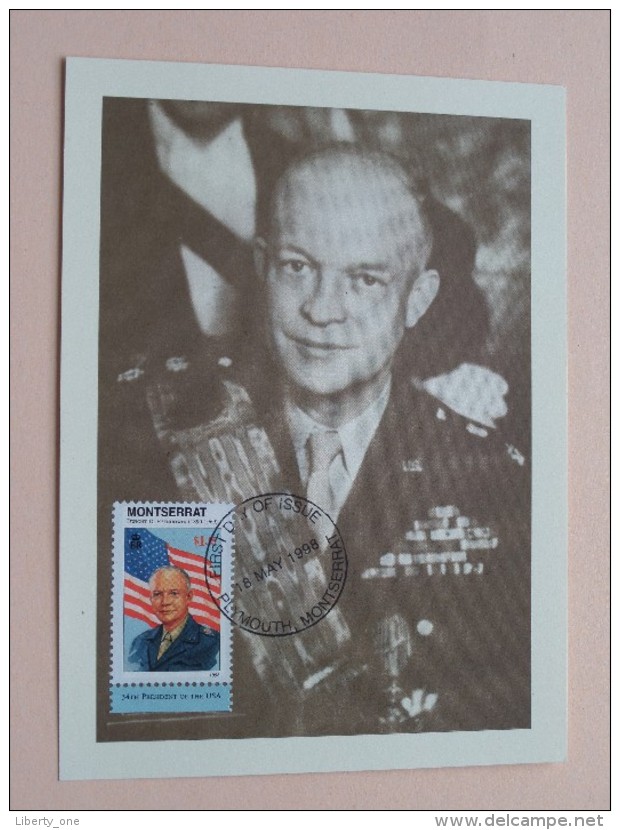 DWIGHT D. EISENHOWER - 18 May1998 First Day Of Issue / Plymouth Montserrat ( FDC - Zie Foto´s Voor Details ) - Montserrat