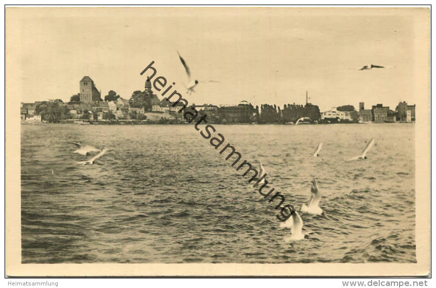 Waren / Müritz - Blick Von Der Müritz Auf Die Stadt - Foto-AK Handabzug - PGH Rotophot Werkstätten Bestensee 1961 - Waren (Mueritz)