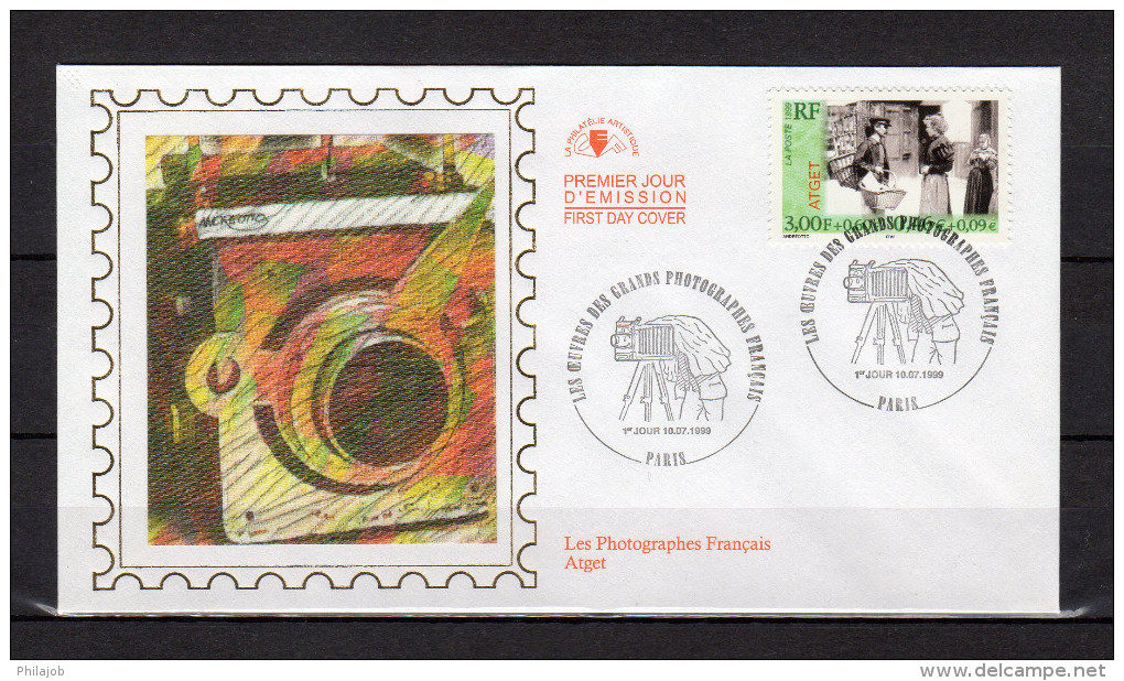 FRANCE 1999 : 6 Enveloppes 1er Jour En Soie N° YT 3262 à 3267 " GRANDS PHOTOGRAPHES FRANCAIS " En Parfait état. FDC - Fotografía