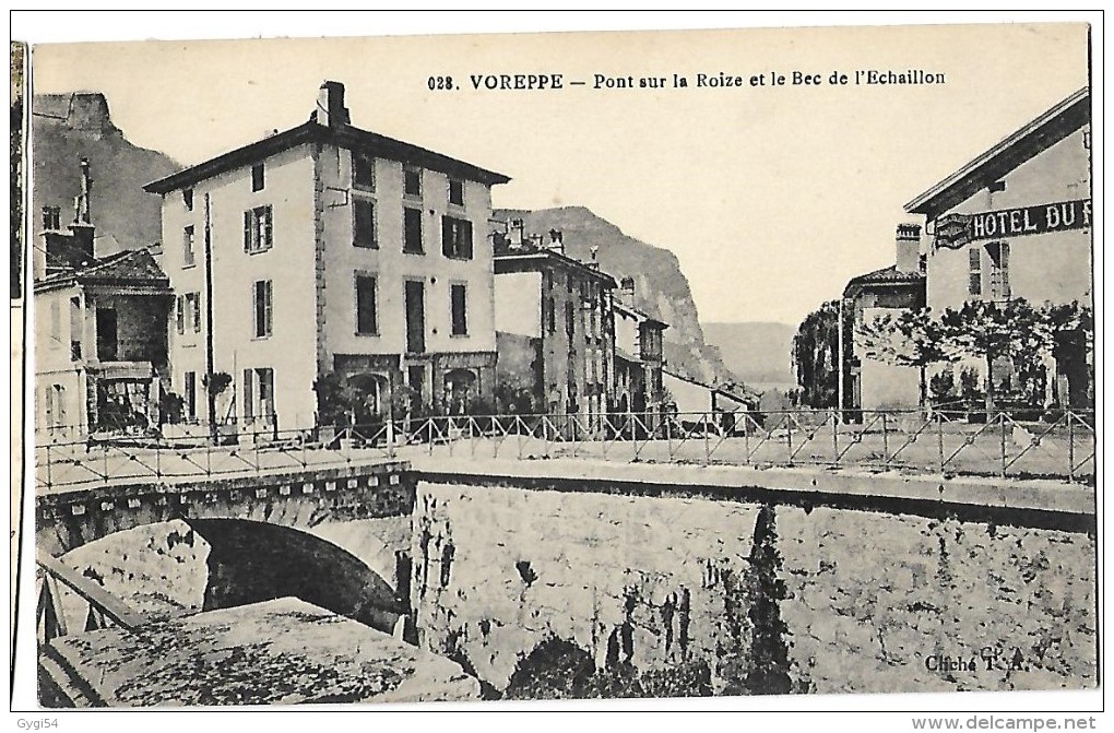 38   VOREPPE Pont Sur La Roize Et Le Bec De L´Echaillon - Voreppe