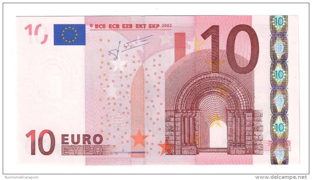 10 € Germania X E005F2 Trichet  FDS UNC DA MAZZETTA  Cod.€.235 - 10 Euro