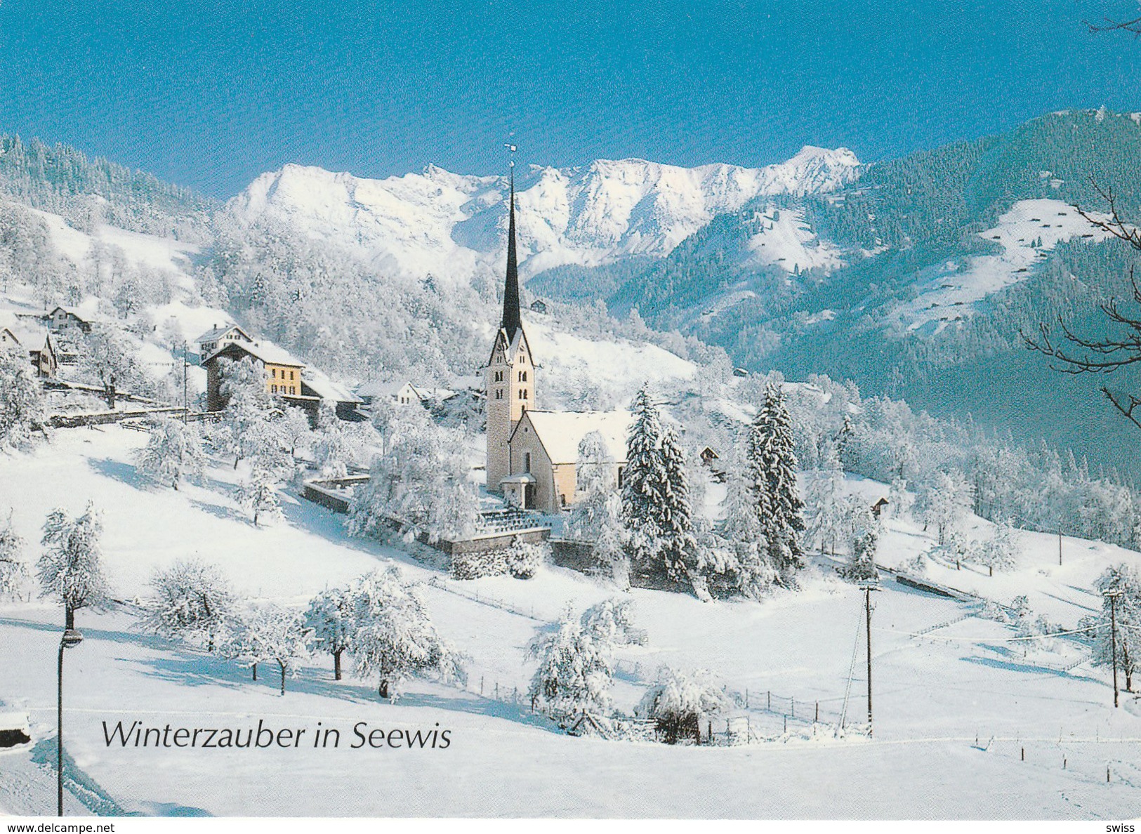 SEEWIS KIRCHE GEGEN SCESAPLANA - Seewis Im Prättigau