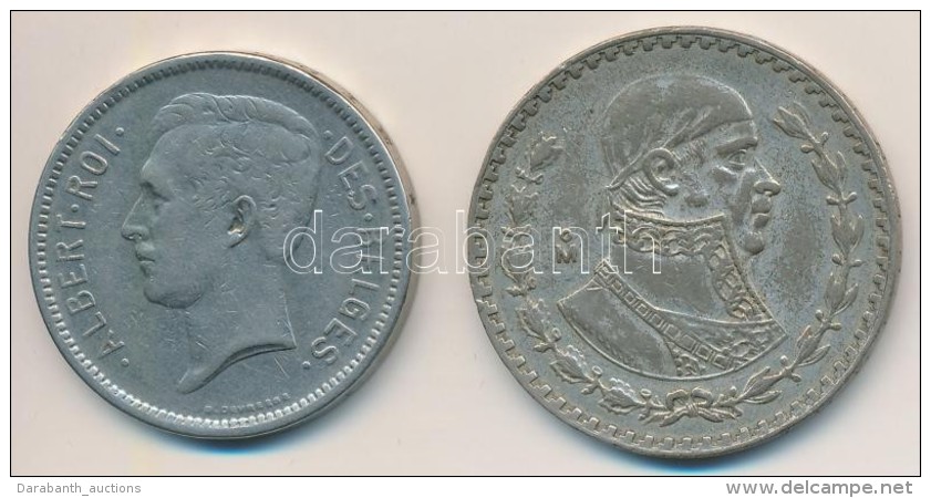 Vegyes: Belgium 1930. 5Fr Ni 'Albert' + Mexikó 1961. 1P Ag T:2,2-
Mixed: Belgium 1930. 5 Francs Ni 'Albert'... - Unclassified