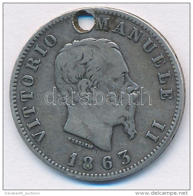 Olaszország 1863T BN 1L Ag 'II. Viktor Emánuel' T:3 Ly. Italy 1863T BN 1 Lira Ag 'Vittorio Emanuele... - Ohne Zuordnung