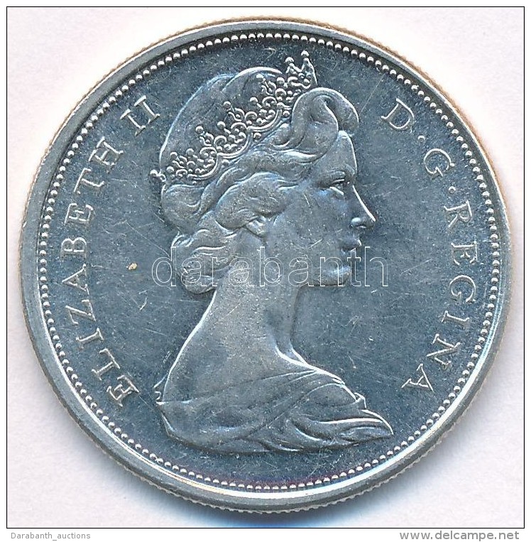 Kanada 1965. 50c Ag 'II. Erzsébet' T:1-
Canada 1965. 50 Cents Ag 'Elisabeth II' C:AU
Krause KM#63 - Non Classés