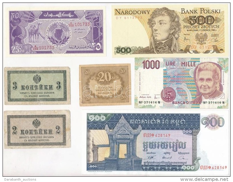 10db-os Vegyes Bankjegy Tétel, Közte Banglades 2002. 2T T:I-III
10pcs Of Various Banknotes Including... - Zonder Classificatie