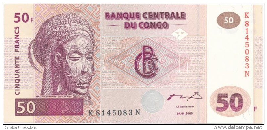 Kongói Demokratikus Köztársaság 2000. 50F T:I
Congo Democratic Republic 2000. 50 Francs... - Non Classés