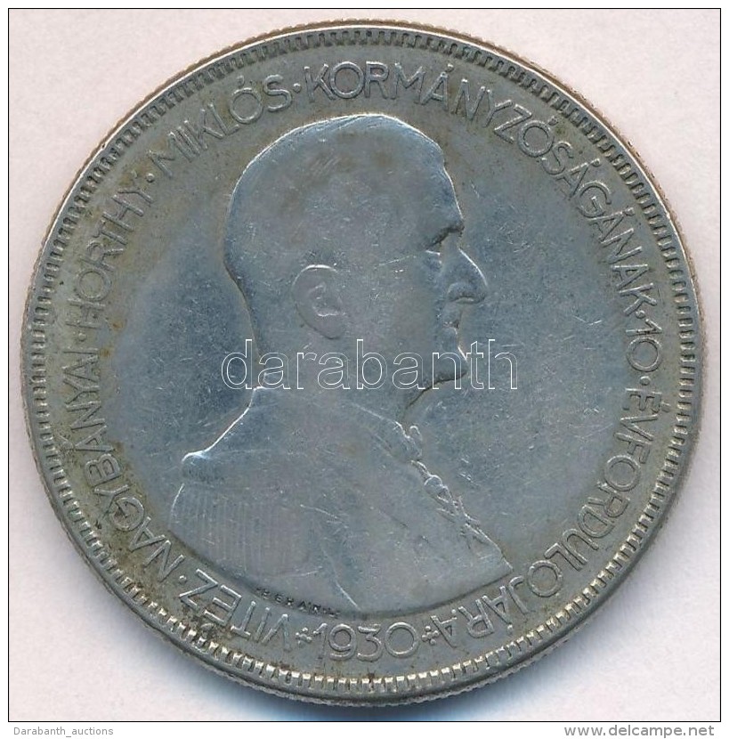 1930. 5P Ag 'Horthy Jobbra' T:3 Apró Ph., Kis Patina
Adamo P8 - Zonder Classificatie