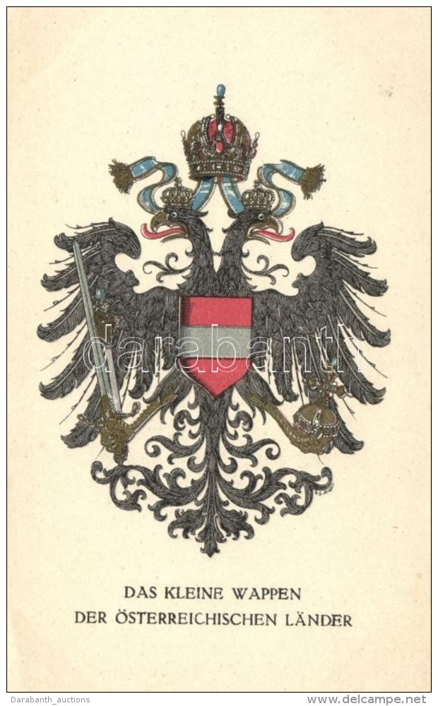 ** T2 Das Kleine Wappen Der Österreichischen Länder; Offizielle Karte Für Rotes Kreuz Nr. 284 /... - Ohne Zuordnung