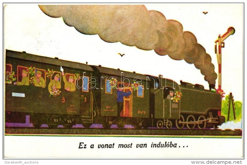T3 Ez A Vonat Most Van Indulóban / WWII Hungarian Military, Train (fa) - Sin Clasificación