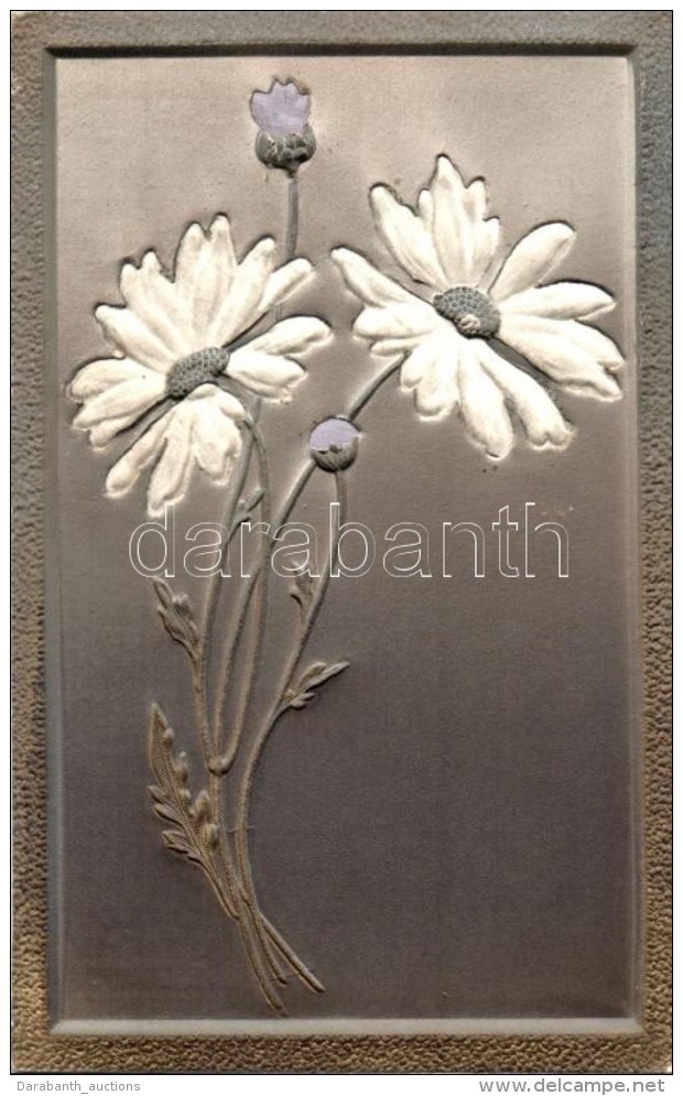 T2/T3 Flowers, Silk Card, Emb. (EK) - Unclassified