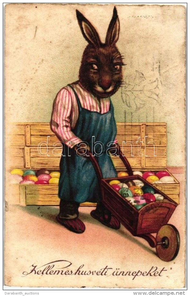 * T3 Easter, Rabbit With Eggs, Cellaro Litho (Rb) - Zonder Classificatie