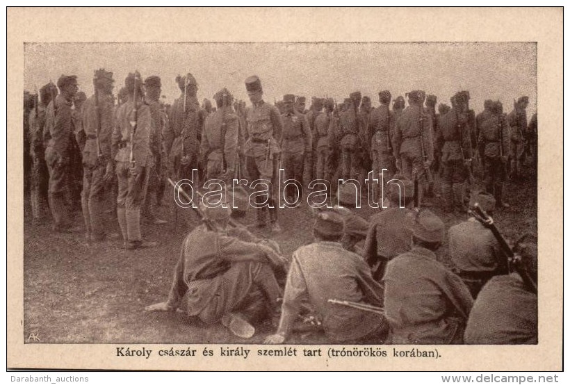 ** T2 Károly Király Szemlét Tart / Charles IV Official Visit To Hungarian Military Barracks - Ohne Zuordnung