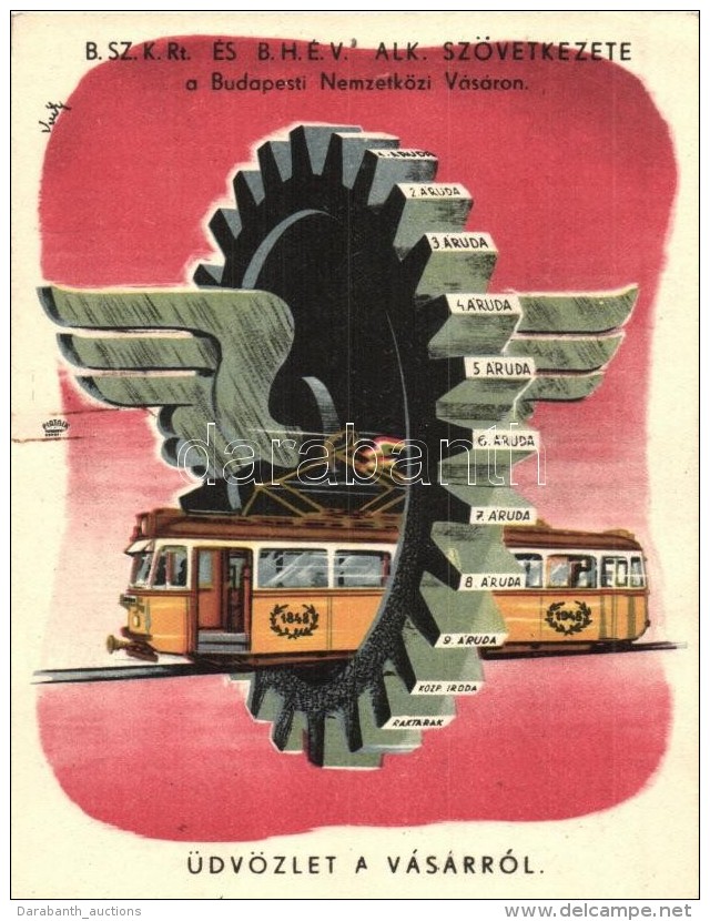 * T2 1948 Budapesti Nemzetközi Vásár, B.Sz.K.Rt. és B.H.É.V. Alk.... - Sin Clasificación