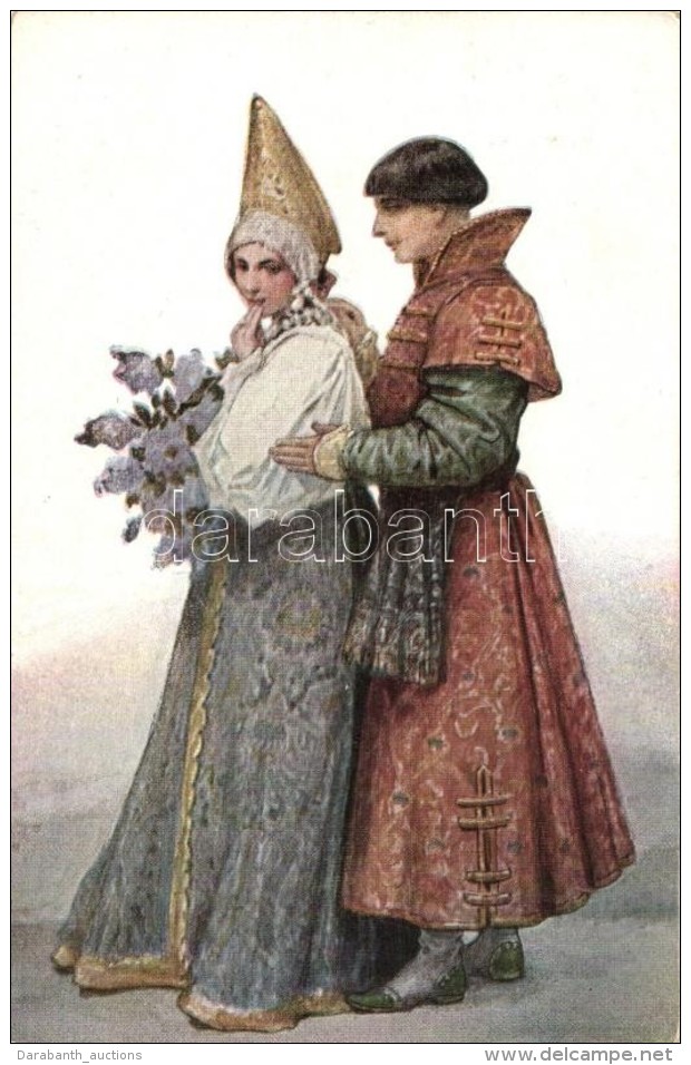 ** T1/T2 Words Of Love / Russian Art Postcard, T.S.N. R.M. No. 24. S: S. Solomko - Sin Clasificación