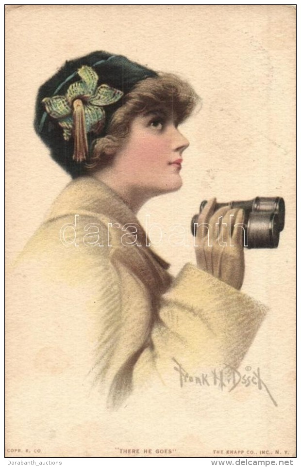 T2 There He Goes / Lady With Binoculars, The Knapp Co. Paul Heckscher Imp. No. 1025-1. S: Frank H. Desch - Sin Clasificación