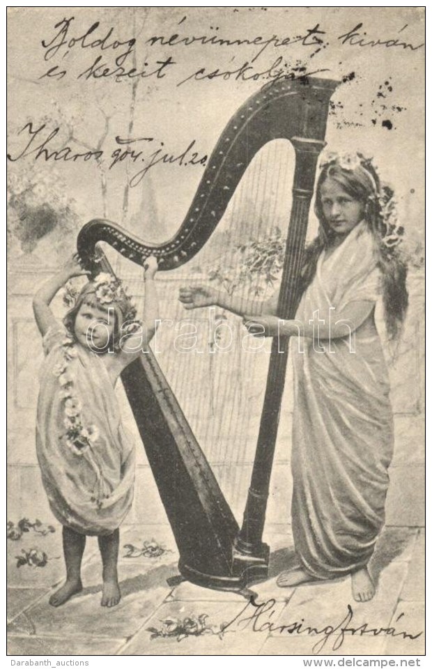 T2/T3 Girls With Harp (EK) - Non Classés