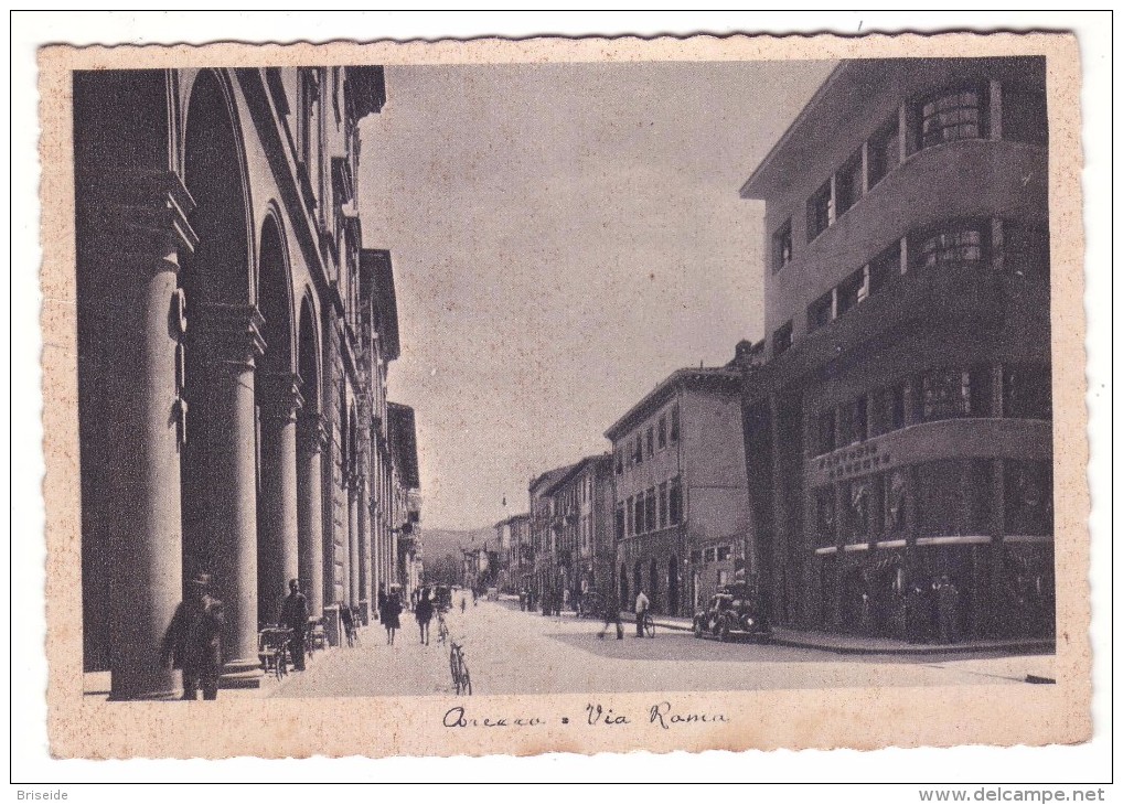 AREZZO VIA ROMA F/G VIAGGIATA 1941 - Arezzo