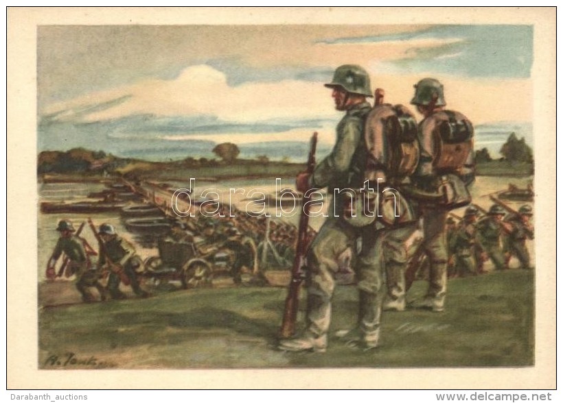 ** T2 Pioniere, Die Postkarte Des Heeres No. 3 / Pioneer Soldiers, Postcards Of The German Military, S: Angelo Jank - Non Classés