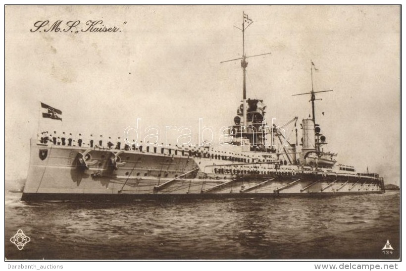 ** T2 SMS Kaiser, Battleship Of German Kaiserliche Marine - Zonder Classificatie