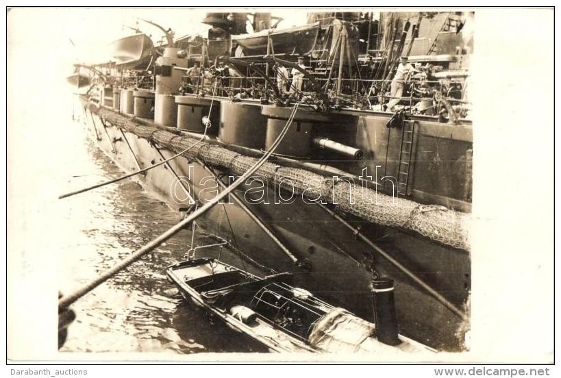 ** T2 SMS Tegetthoff Osztrák-magyar Csatahajó Oldalsó ágyúi / SMS Tegetthoff,... - Non Classés