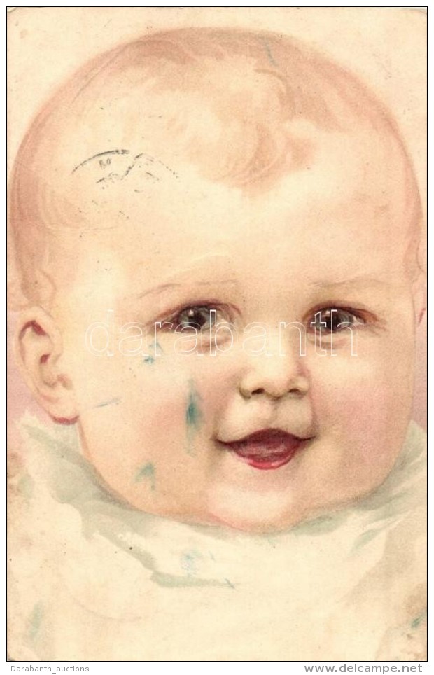 T2/T3 Baby, Theo. Stroefer's Kunstverlag Aquar. Postk. Ser. 37. Litho  (fa) - Zonder Classificatie