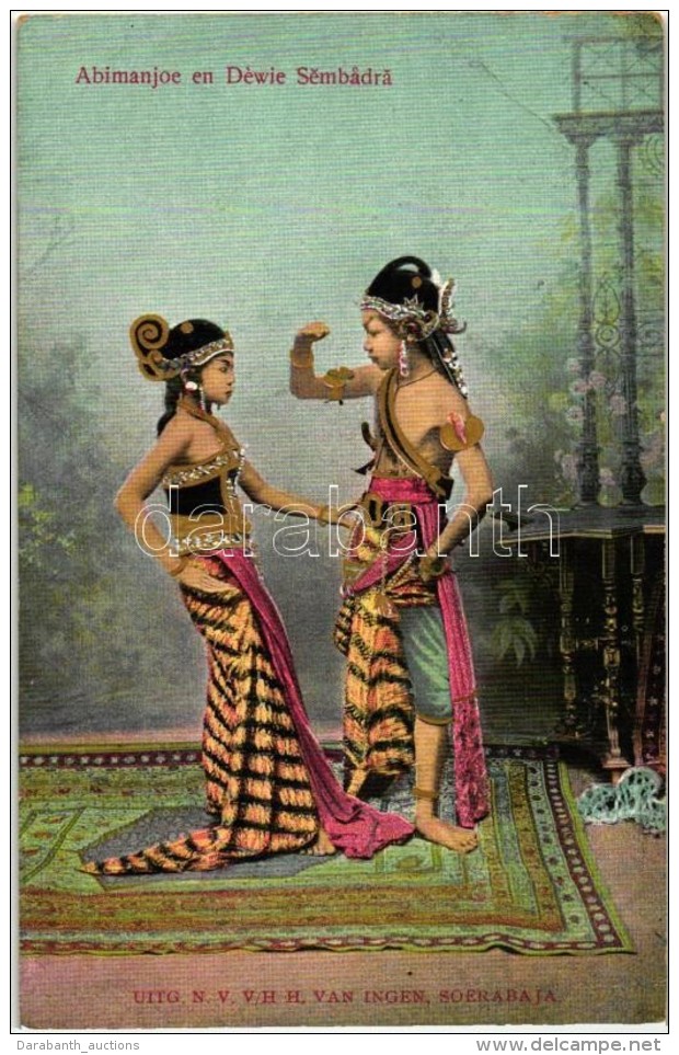 * T2/T3 Abimanjoe En Déwie Sembadra, Soerabaja  / Indonesia, Folklore - Zonder Classificatie
