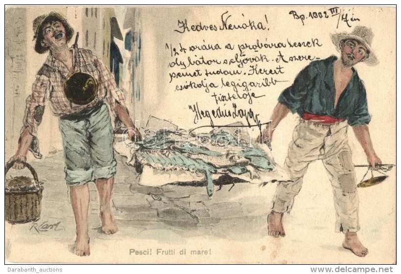 T2 Pesci! Frutti Di Mare! / Italian Fishermen, Ser A.J. 1. S: R. Cart - Zonder Classificatie