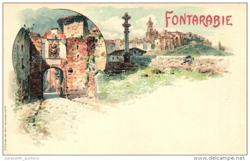 ** T2 Hondarribia, Fontarabie, Litho - Zonder Classificatie