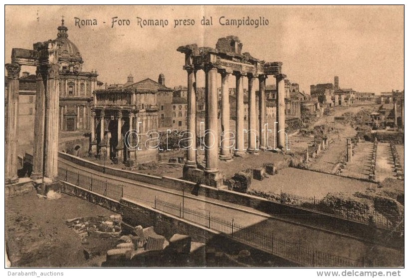 T4 Rome, Roma; Foro Romano Preso Dal Campidoglio (fa) - Unclassified