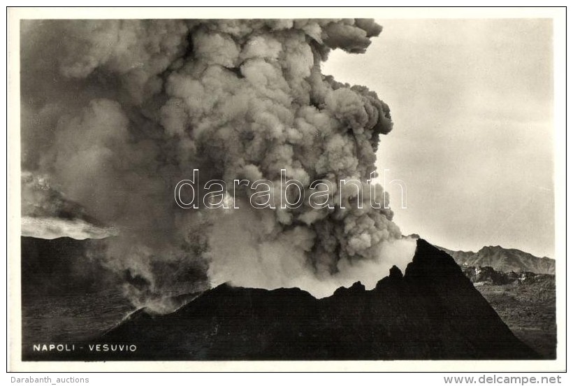 ** Naples, Napoli; Eruzione De Vesuvio / Eruption Of The Vesuvius  - 4 Old Postcards - Unclassified