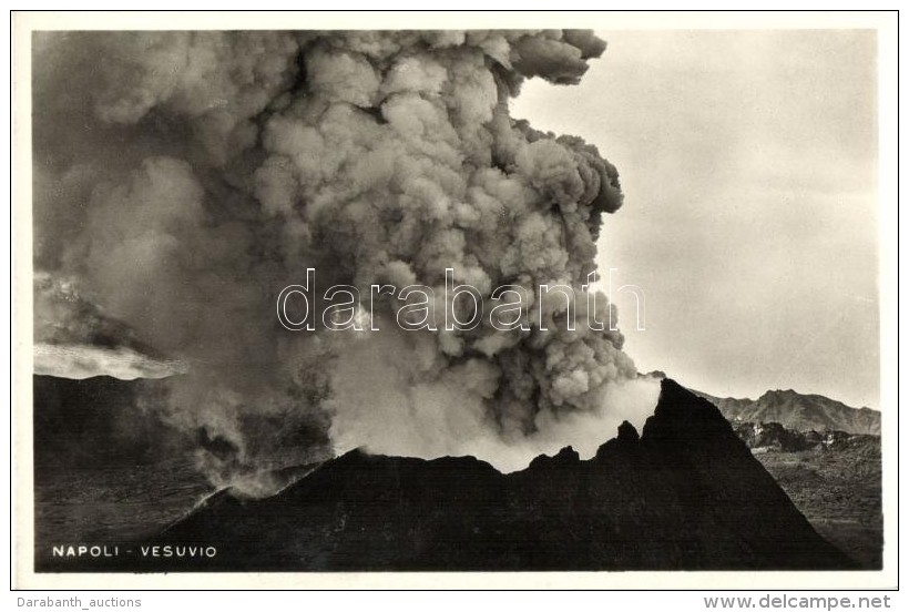 ** Naples, Napoli; Eruzione De Vesuvio / Eruption Of The Vesuvius  - 4 Old Postcards - Sin Clasificación