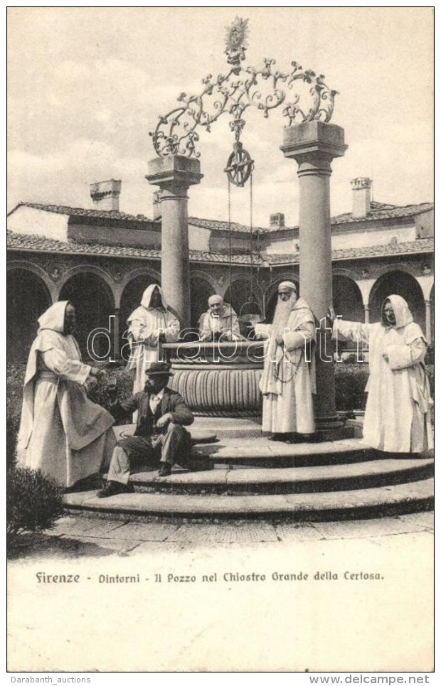 T2 Firenze, Florence; Dintorni, Il Pozzo Nel Chiostro Grande Della Certosa / Monastery Well - Sin Clasificación