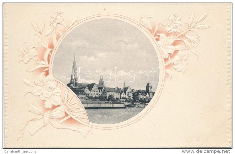 ** T1/T2 Ulm A. D. Von Neu-Ulm; Floral Emb. Litho - Non Classés