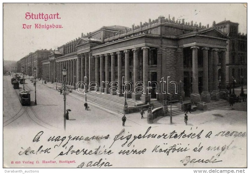 T2 Stuttgart, Der Königsbau, Trams, Emb. - Non Classés