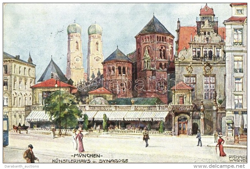 T2 München, Künstlerhaus U. Synagoge, Aquarell-Serie No. 19. S: Richard Wagner - Non Classés