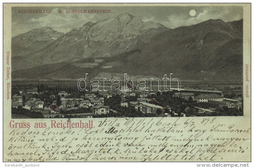 T3 1898 Bad Reichenhall, Achselmannstein, Ottmar Ziher Litho (EB) - Non Classés