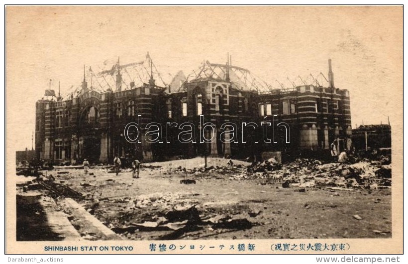 ** T1/T2 Tokyo, The Great Kanto Earthquake; Shinbashi Station - Non Classés